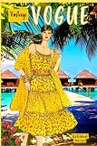 Algopix Similar Product 4 - VINTAGE VOGUE SKETCHBOOK JOURNAL Cover