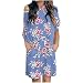 Algopix Similar Product 15 - JPVDPA Women Print Short Sleeve ONeck