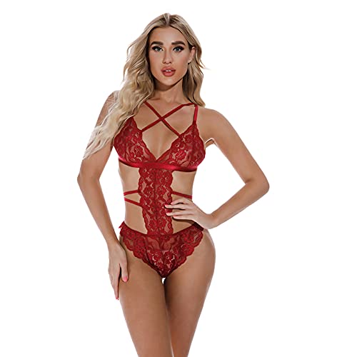 Algopix Similar Product 3 - Wirziis Crotchless Lingerie for