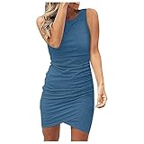 Algopix Similar Product 8 - Womens Casual Sleeveless Slim Ruched
