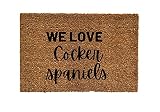 Algopix Similar Product 16 - We Love Cocker Spaniels Door mat