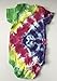 Algopix Similar Product 15 - Tie Dye Short Sleeve Onesie Infant 36