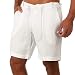 Algopix Similar Product 2 - Casual Linen Shorts for Mens 7 inch