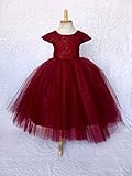 Algopix Similar Product 15 - VBack Burgundy French Lace 3 Layer