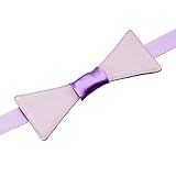 Algopix Similar Product 10 - Purple Bow Tie  Czech Glass  Lilac 