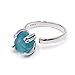 Algopix Similar Product 17 - Natural raw apatite adjustable ring