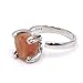 Algopix Similar Product 3 - Natural raw sunstone adjustable ring