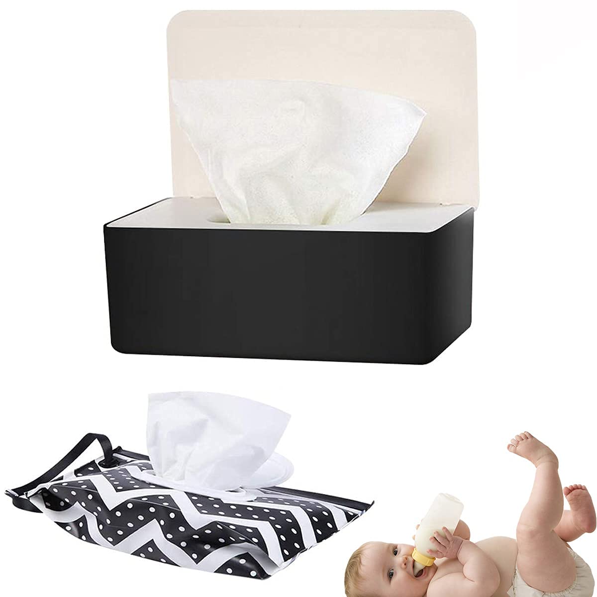 Algopix Similar Product 4 - Baby Wipes Dispenser Reusable Baby
