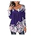 Algopix Similar Product 4 - DZQUY Womens Long Sleeve Henley V Neck