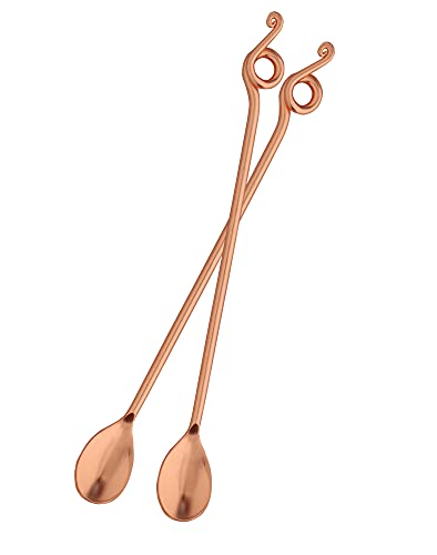 Algopix Similar Product 11 - BOLD  DIVINE Copper mixing spoons 
