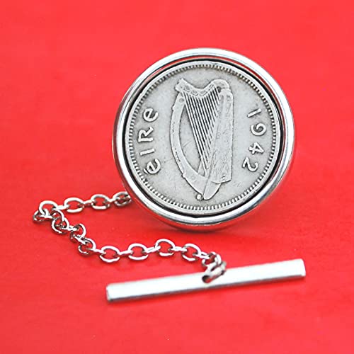 Algopix Similar Product 17 - 1942 Irish Ireland 3 Pence Coin Silver