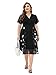 Algopix Similar Product 5 - Floerns Womens Plus Size A Line Midi