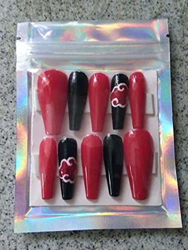 Algopix Similar Product 11 - Custom Handmade Cute Anime Press On
