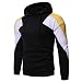 Algopix Similar Product 15 - WOSHUAI Mens Pullover Hooded Shirt