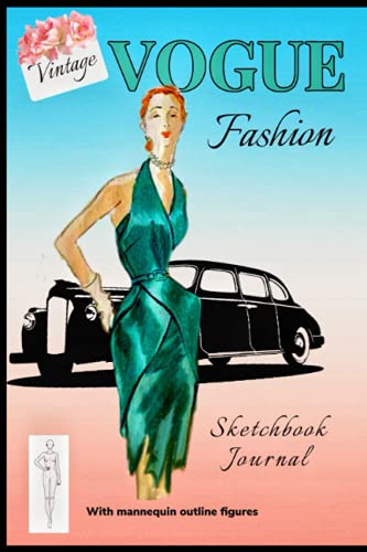Algopix Similar Product 19 - VINTAGE VOGUE Fashion Sketchbook