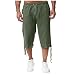 Algopix Similar Product 9 - DZQUY Mens Casual Elastic Waist Linen