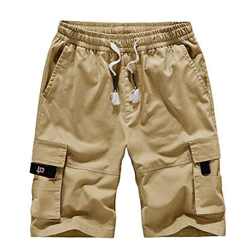 Algopix Similar Product 9 - DZQUY Mens Summer Elastic Waist Workout