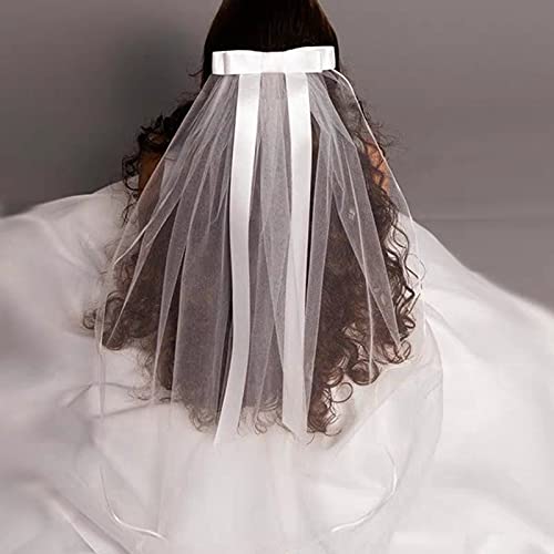 Algopix Similar Product 9 - XKMY Child Girl First Communion Veil