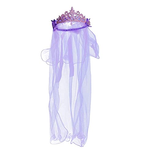 Algopix Similar Product 7 - XKMY Delicate Flower Girl Veils Crown