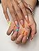 Algopix Similar Product 16 - Colorful 24pcs Faux Nail Set