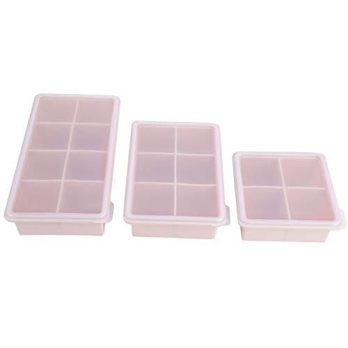 Algopix Similar Product 20 - 3Pcs Silicone Ice Cubes Maker Flexible