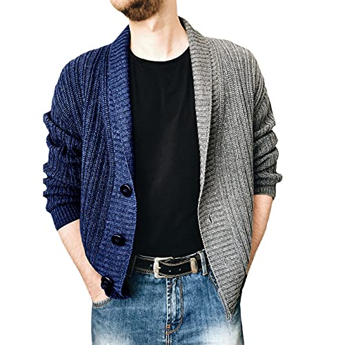 Algopix Similar Product 3 - YingeFun Mens Tops Color Block Sweater