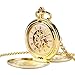 Algopix Similar Product 5 - Smooth mechanical pocket watch Pendant