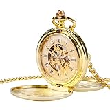 Algopix Similar Product 14 - Smooth mechanical pocket watch Pendant