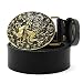 Algopix Similar Product 9 - Leather belt with Leo buckle Lion