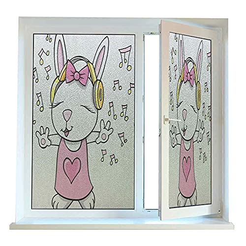 Algopix Similar Product 9 - Frosted Window Film Kids Static Cling