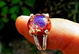 Algopix Similar Product 10 - Awesome Gem Cantera Fire Opal Silver