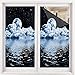 Algopix Similar Product 11 - Sou VIGG Moon Privacy Home Bathroom Art