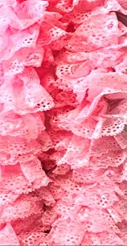 Algopix Similar Product 7 - Pink Lace Scarf