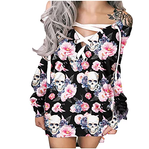 Algopix Similar Product 18 - Mini Loose VNeck Dress for