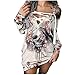 Algopix Similar Product 7 - Mini Loose VNeck Dress for