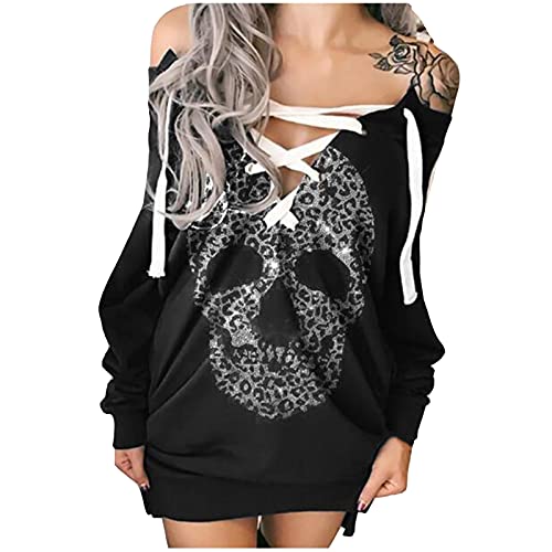 Algopix Similar Product 12 - Mini Loose VNeck Dress for