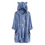 Algopix Similar Product 14 - Cute Cat Ears Hoodies for Womens