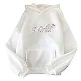 Algopix Similar Product 8 - Mimacoo Cute Animals Print Hoodie for