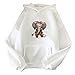 Algopix Similar Product 10 - Mimacoo Cute Animals Print Hoodie for