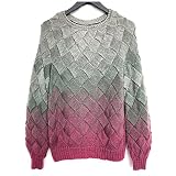 Algopix Similar Product 12 - Knit sweater for women striped 100