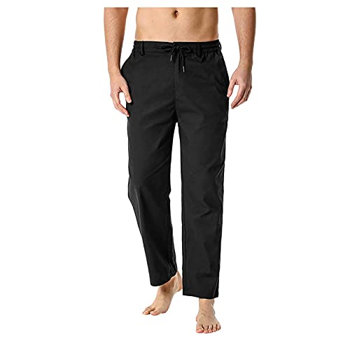 Algopix Similar Product 6 - Zainafacai Mens Casual Linen Pants
