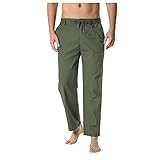 Algopix Similar Product 14 - Zainafacai Mens Casual Linen Pants
