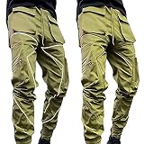 Algopix Similar Product 9 - Zainafacai Mens Heavyweight Cargo