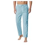 Algopix Similar Product 10 - Zainafacai Mens Casual Linen Pants