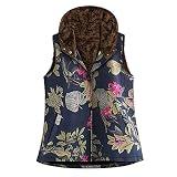 Algopix Similar Product 17 - Women Hooded Warm Vest Ladies Cotton