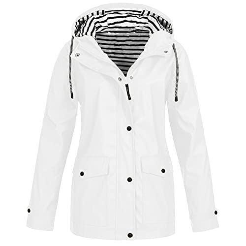 Algopix Similar Product 16 - Solid Rain Jackets for Women Outdoor