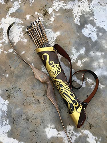 Algopix Similar Product 8 - TACHE Back quiver handmade custom