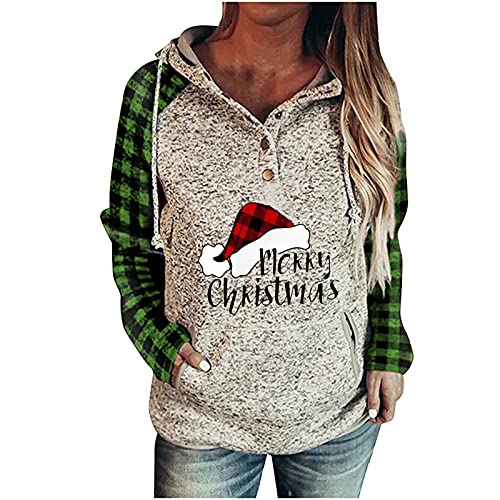 Algopix Similar Product 11 - Womens Christmas Holiday Shirt Casual