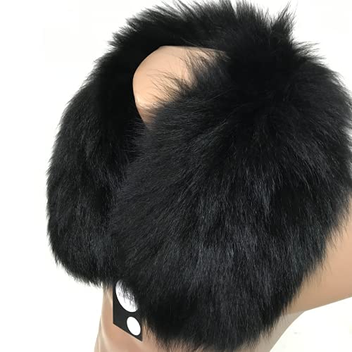 Algopix Similar Product 8 - Men Collar for coat parka Real Fur fox