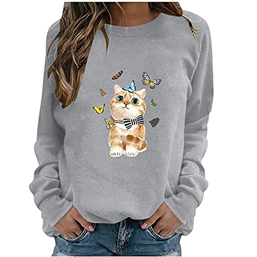Algopix Similar Product 10 - Cute Graphic Sweatshirt for Women
